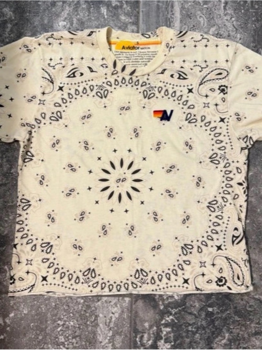 Aviator Nation Bandana-Print Tee